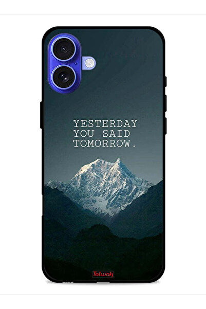 Tolwak غطاء حماية لجهاز Apple iPhone 16 Plus - أمس قلت غدًا