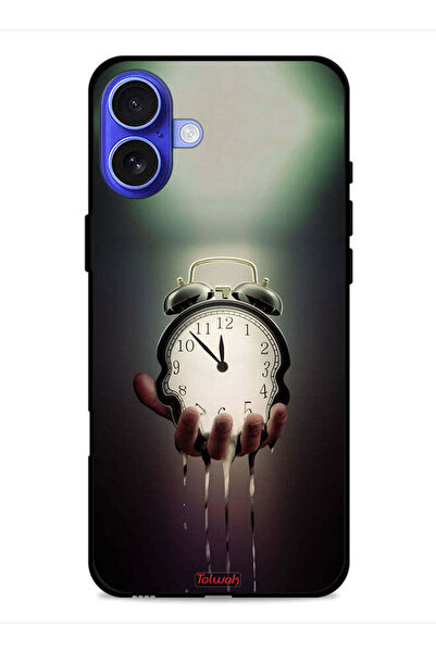 Tolwak غطاء حماية على شكل ساعة لهاتف Apple iPhone 16