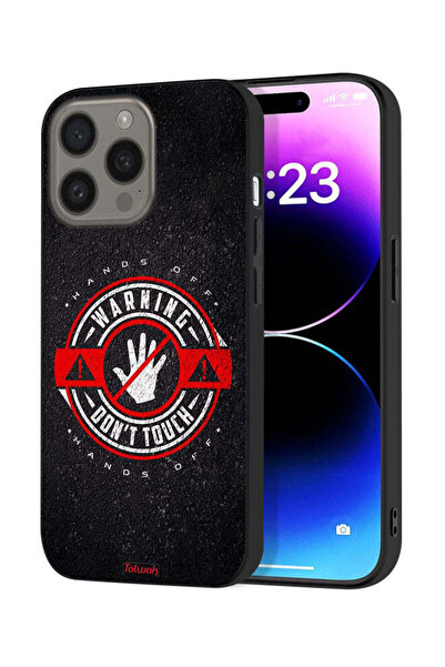 Tolwak غطاء حماية لجهاز Apple iPhone 15 Pro Max تحذير: لا تلمسه