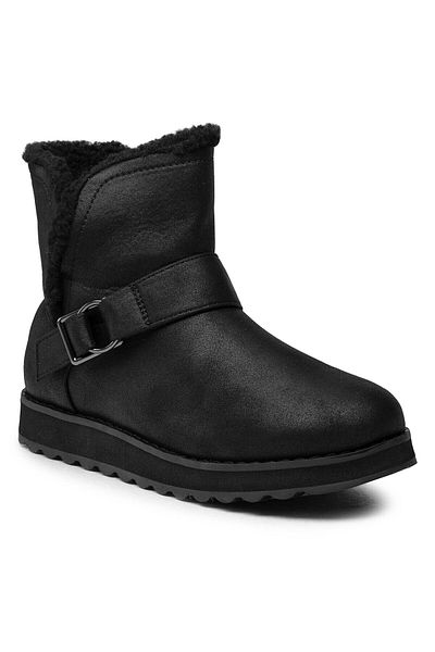 SKECHERS Women's Snow Boots Black SKECHERS-167246 BBK