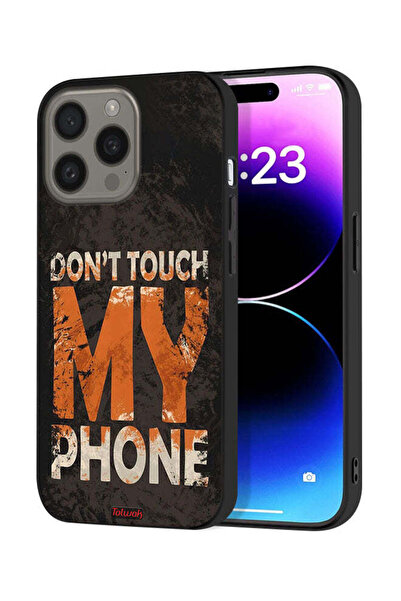 Tolwak غطاء حماية لجهاز Apple iPhone 15 Pro Max - لا تلمس هاتفي