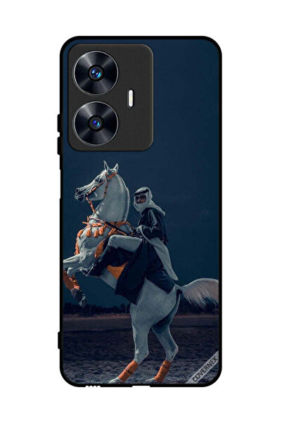 Covernex غطاء حماية لهاتف Realme C55 - شاب على حصان