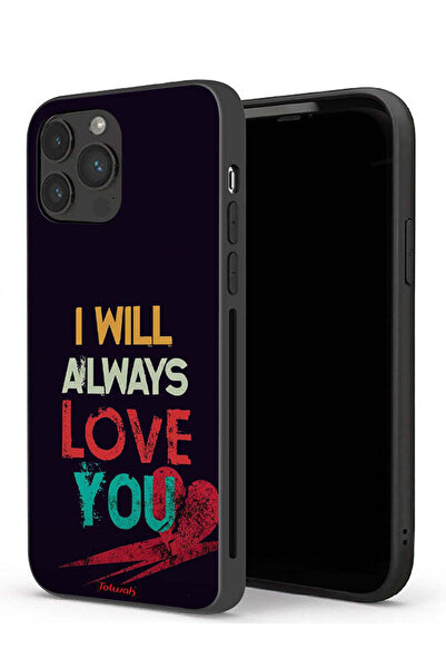 Tolwak جراب حماية لجهاز Apple iPhone 13 Pro Max سأحبك دائمًا