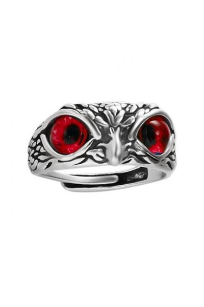 Kelan Adjustable women's ring Owl Eye