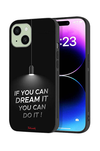 Tolwak غطاء حماية لجهاز Apple iPhone 15 Plus إذا كنت تستطيع أن تحلم به، يمكنك...