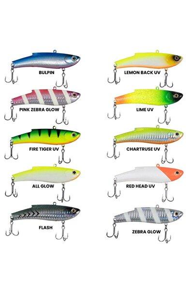 RYUJI Lüffer 9cm 32gr Vibrasyon Yem