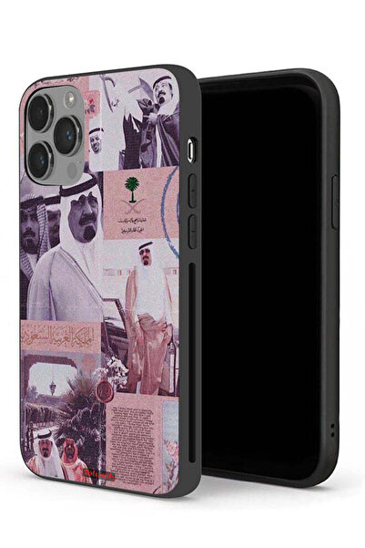 Tolwak غطاء حماية لجهاز آيفون 14 برو من آبل، ملصق الملك عبدالله العتيق