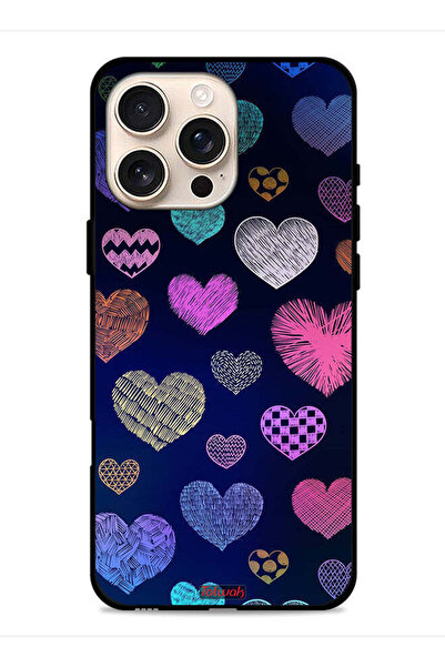 Tolwak غطاء حماية لجهاز Apple iPhone 16 Pro بنقشة قلوب داجا