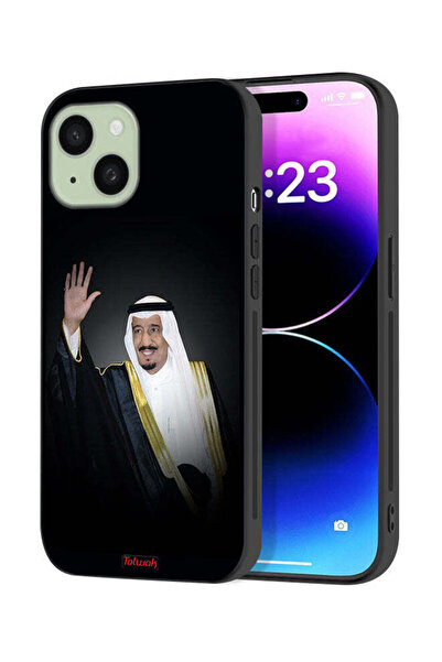 Tolwak Apple iPhone 15 Plus Protective Case Cover King Salman