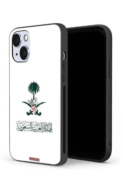 Tolwak غطاء حماية لجهاز آيفون 14 بلس من آبل، شعار المملكة العربية السعودية، ش...
