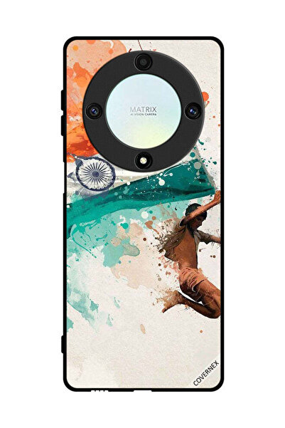 Covernex غطاء حماية لهاتف Honor X9a يحمل علم الهند أثناء الطيران
