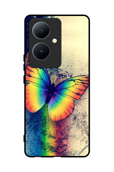 Covernex Protective Case Cover For Vivo Y78 5G Vintage Rainbow Butterfly
