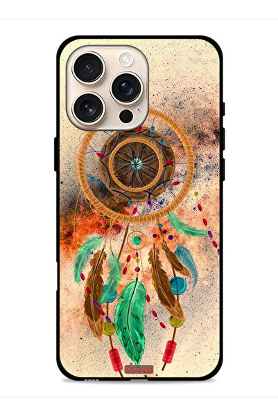 Tolwak غطاء حماية لجهاز Apple iPhone 16 Pro بتصميم ماندالا ريش معلق