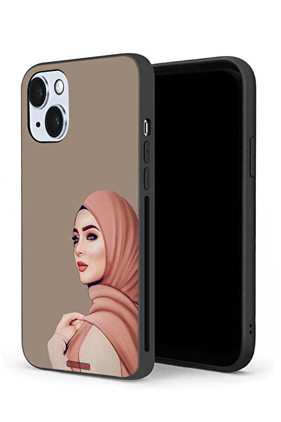 Tolwak جراب حماية لجهاز آيفون 14 من آبل، فتاة محجبة جميلة