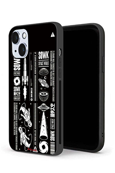 Tolwak غطاء حماية لجهاز Apple iPhone 14 Plus ملصق Sowk Space Walk