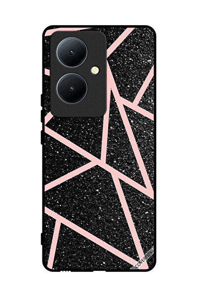 Covernex غطاء حماية لهاتف Vivo Y78 5G بنقشة لامعة ومسارات