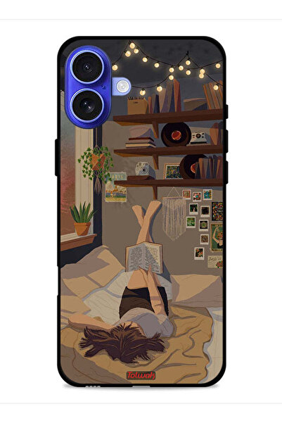 Tolwak Apple iPhone 16 Protective Case Cover Studying Art