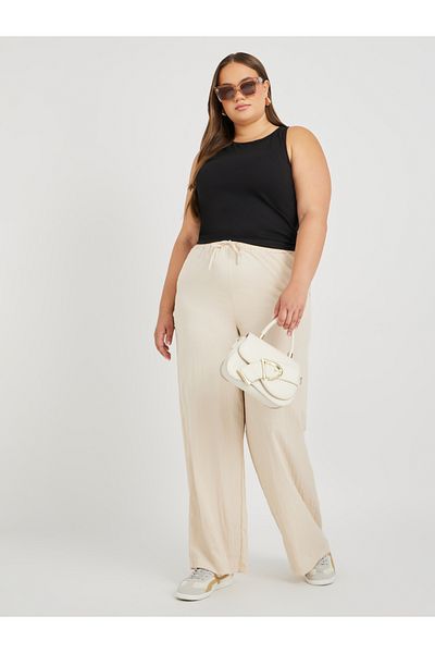 Styli Plus Size Solid Round Neck Tank
