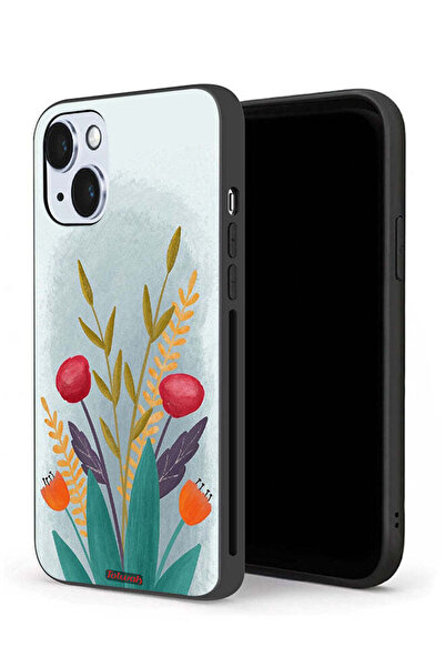 Tolwak جراب حماية لجهاز Apple iPhone 14 Plus برسومات نباتية