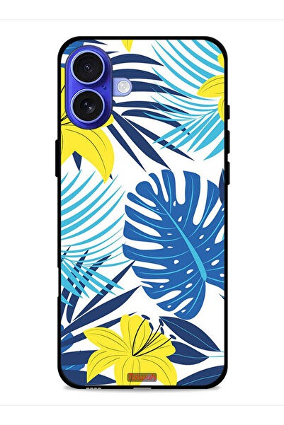 Tolwak غطاء حماية لجهاز آيفون 16 من آبل بتصميم ريش وزهور