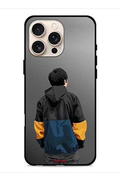 Tolwak غطاء حماية لجهاز Apple iPhone 16 Pro Max بتصميم صورة صبي