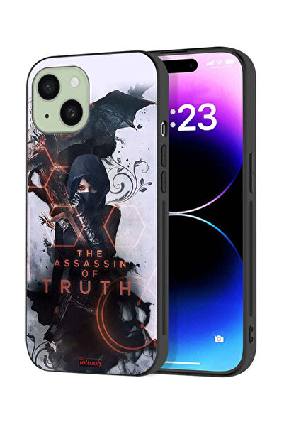 Tolwak غطاء حماية لجهاز Apple iPhone 15 Plus - قاتل الحقيقة