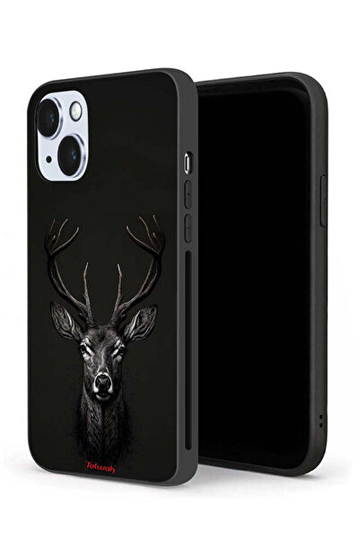 Tolwak جراب حماية لجهاز Apple iPhone 14 بتصميم غزال فني رقمي