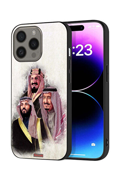 Tolwak غطاء حماية لجهاز ابل ايفون 15 برو محمد وسلمان وعبد العزيز