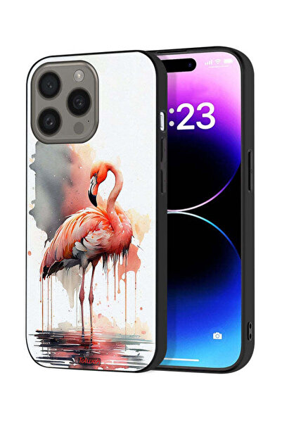Tolwak غطاء حماية لجهاز Apple iPhone 15 Pro بتصميم فن الألوان المائية الاستوائية