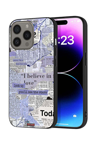 Tolwak غطاء حماية لجهاز Apple iPhone 15 Pro Max - قطع صحيفة