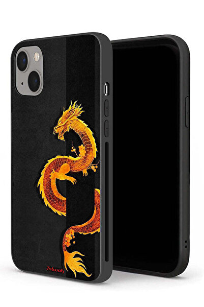 Tolwak غطاء حماية لجهاز Apple iPhone 13 mini برسومات التنين
