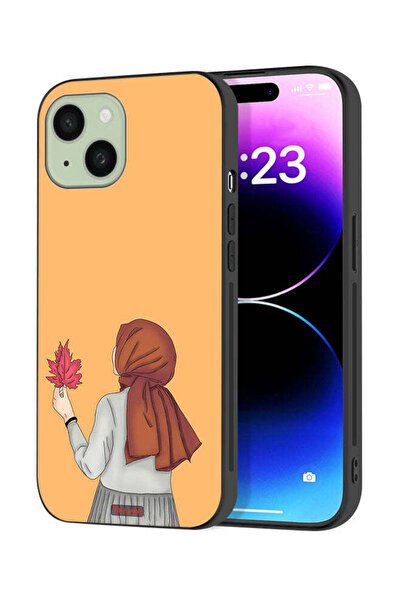Tolwak غطاء حماية لجهاز Apple iPhone 15 Plus يحمل ورقة شجر
