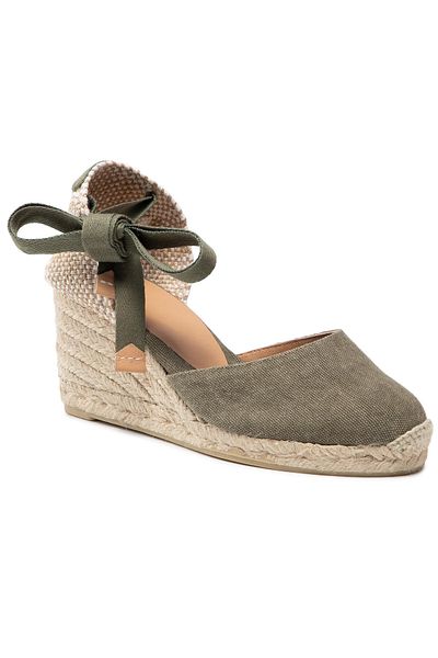 Castaner Espadrile damă verzi CASTANER-21644414 CARINA/6/002 OLIVE