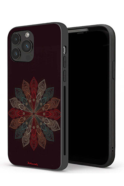 Tolwak غطاء حماية لجهاز Apple iPhone 13 Pro Max بتصميم زهرة ماندالا