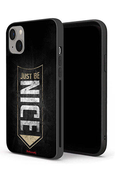 Tolwak جراب حماية لجهاز Apple iPhone 13 mini "كن لطيفًا"