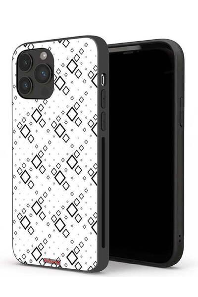 Tolwak جراب حماية لجهاز Apple iPhone 13 Pro Max بتصميم مربع تجريدي رقمي