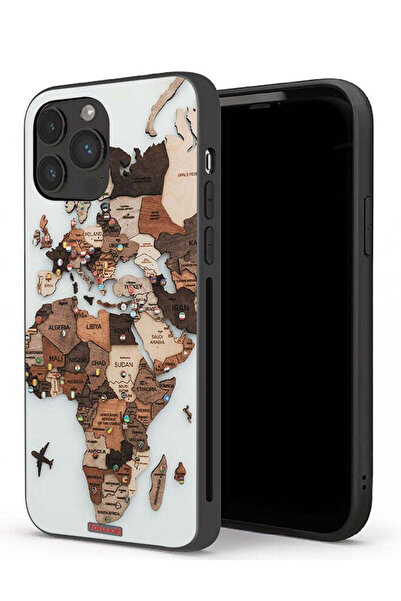 Tolwak جراب حماية لجهاز Apple iPhone 13 Pro بتصميم خريطة العالم