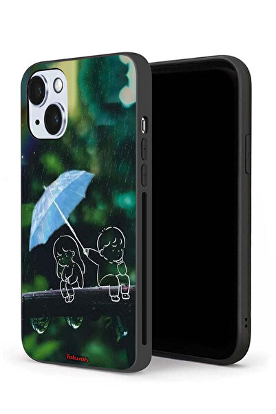 Tolwak جراب حماية لجهاز Apple iPhone 14 برسومات زوجين من الفن التجريدي