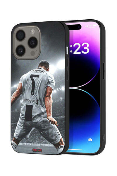 Tolwak غطاء حماية لهاتف آيفون 15 برو من آبل بطبعة احتفال كريستيانو رونالدو