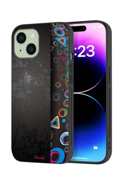 Tolwak Apple iPhone 15 Plus Protective Case Cover Pattern