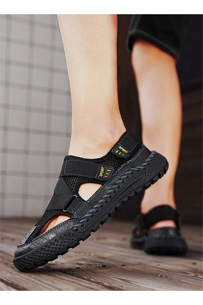 AyShop Men's Daily Comfortable Breathable Mesh Sandals