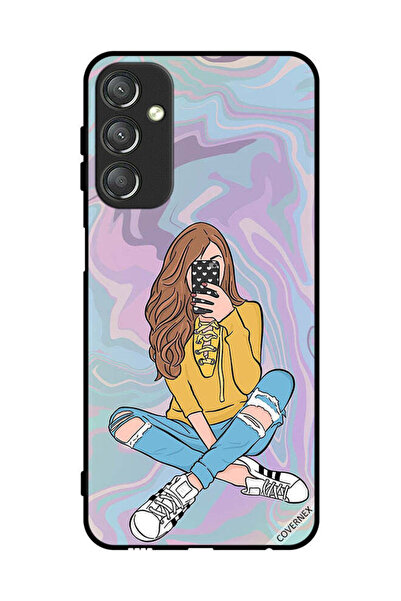 Covernex غطاء حماية لهاتف سامسونج جالاكسي A24 4G صورة فتاة تلتقطها