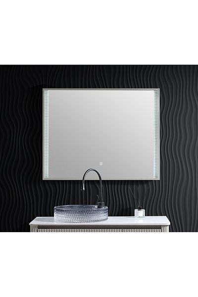 Trendy's TRENDY'S bathroom mirror, rectangular with touch sensor and LED 900×700 mm