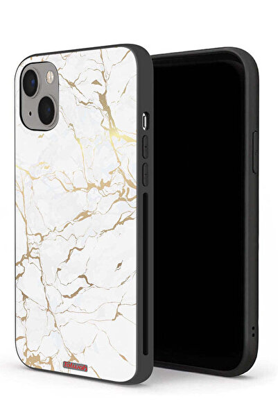 Tolwak جراب حماية لجهاز Apple iPhone 13 mini بنمط رخامي