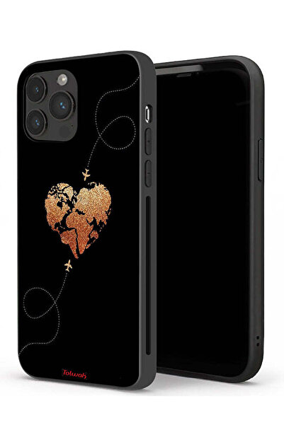 Tolwak غطاء حماية لجهاز Apple iPhone 13 Pro - طائرات تلامس القلب