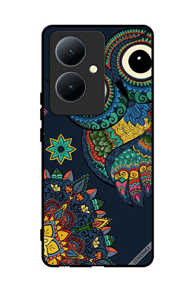 Covernex غطاء حماية لهاتف Vivo Y78 5G بتصميم بومة زهرية