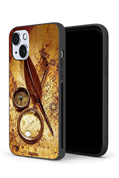 Tolwak جراب حماية لجهاز Apple iPhone 14 بتصميم بوصلة عتيقة