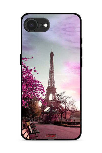 Tolwak غطاء حماية لجهاز Apple iPhone 16e بتصميم برج إيفل
