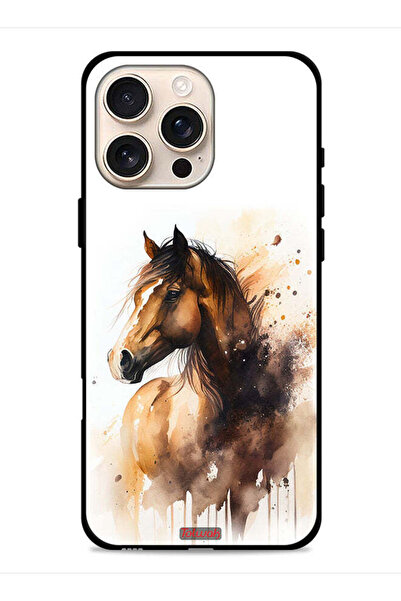 Tolwak غطاء حماية لجهاز Apple iPhone 16 Pro بتصميم حصان تجريدي