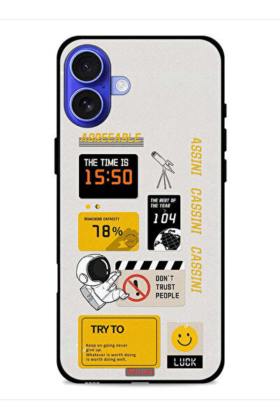 Tolwak غطاء حماية لجهاز Apple iPhone 16 - لا تثق بالناس